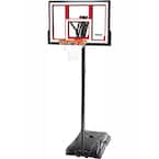 48 in. Polycarbonate Adjustable Portable Basketball Hoop