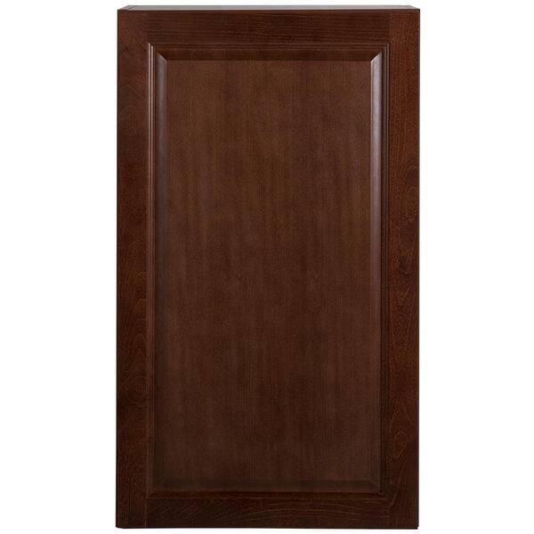 Hampton Bay Hampton Assembled 18x30x12 in. Wall Flex Kitchen Cabinet with Shelves and Dividers in Cognac Red