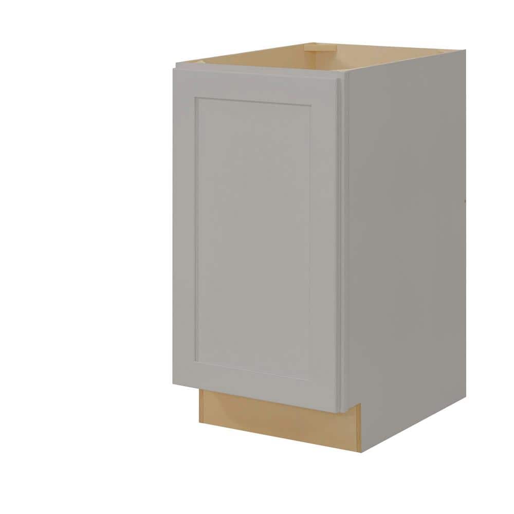 Avondale 18 in. W x 24 in. D x 34.5 in. H Ready to Assemble Plywood Shaker Double Trash Can Kitchen Cabinet in Dove Gray price history on PriceWatchPro