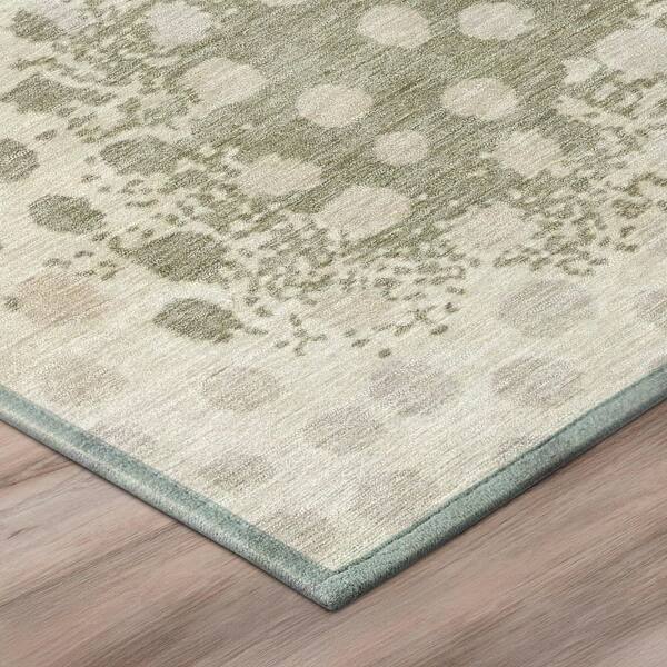 Chantille Machine Washable Indoor/Outdoor Abstract ACN2965 Sage 2 ft. x 3 ft. Accent Rug
