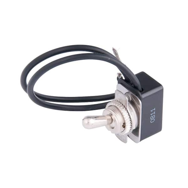 Calterm 10 Amp Metal Toggle Switch with Leads