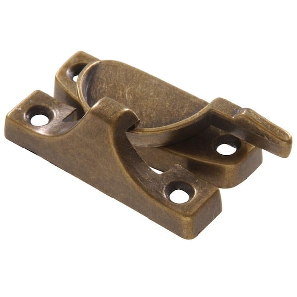 Hardware Essentials Contemporary Style Antique Brass Steel Window Sash