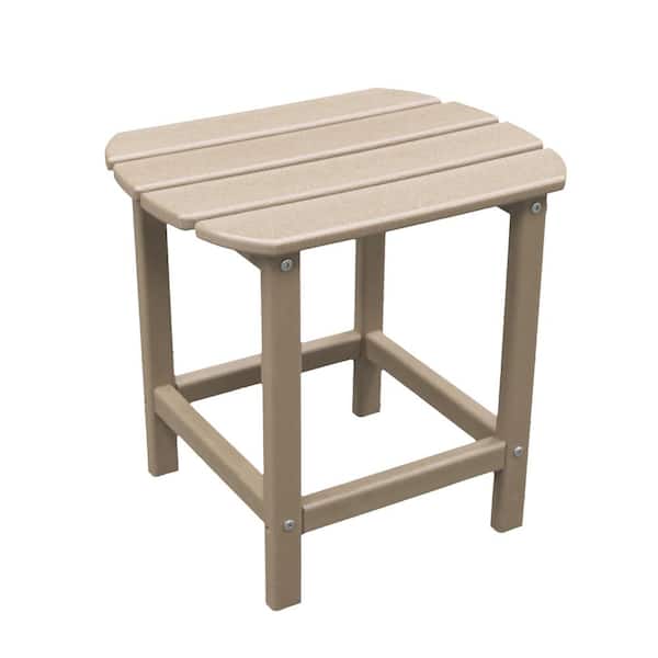 NewTechWood St Charles Antique Plastic Outdoor Side Patio Table