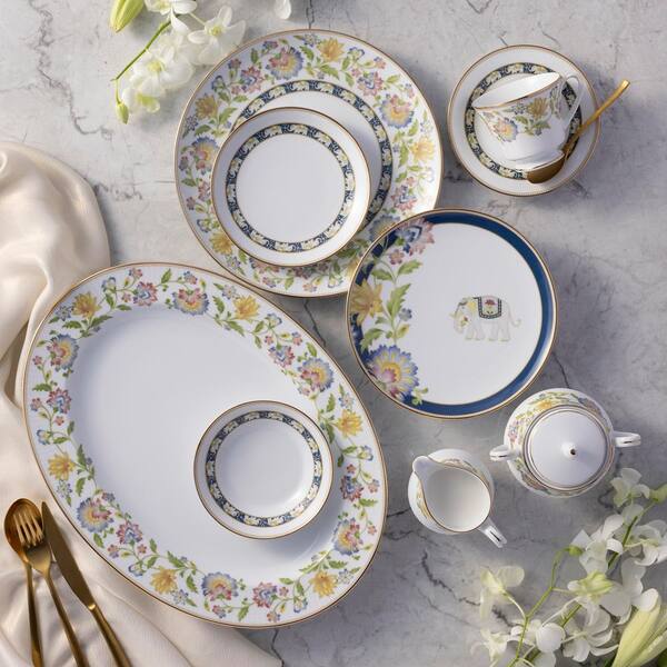 Noritake Tusker Garden 10.5 in. (Multi) Porcelain Dinner Plates