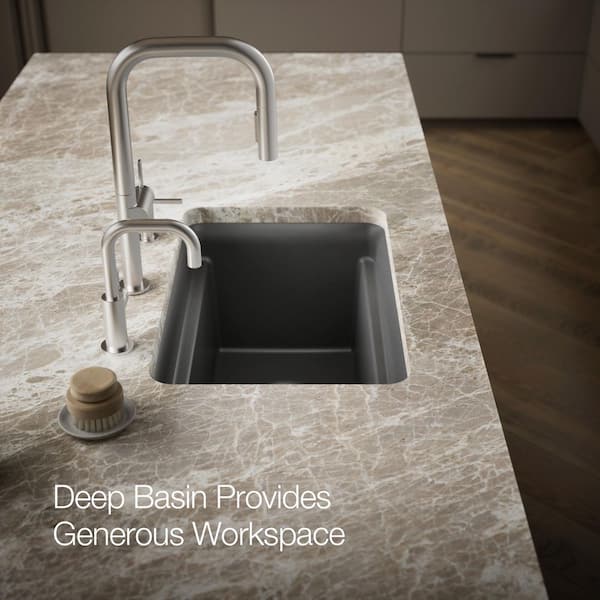 KOHLER Cairn 18-5/16 in. x 27-1/2 in. x12-5/8 in. Composite