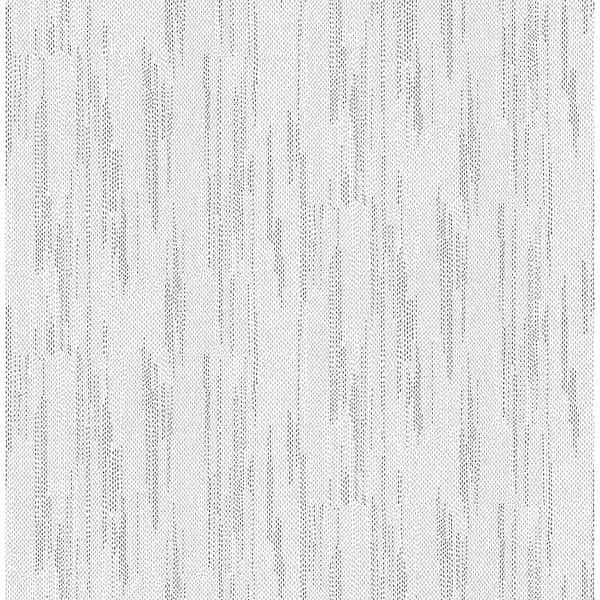 A-Street Prints Baris Charcoal Stipple Stripe Textured Non-pasted Paper Wallpaper