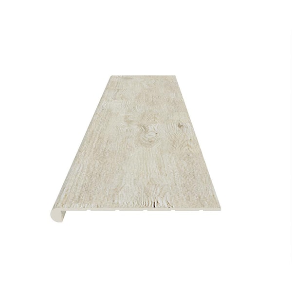 NewTechWood Indoor Flooring Stair Tread in Elephant Gray (4 Pieces)