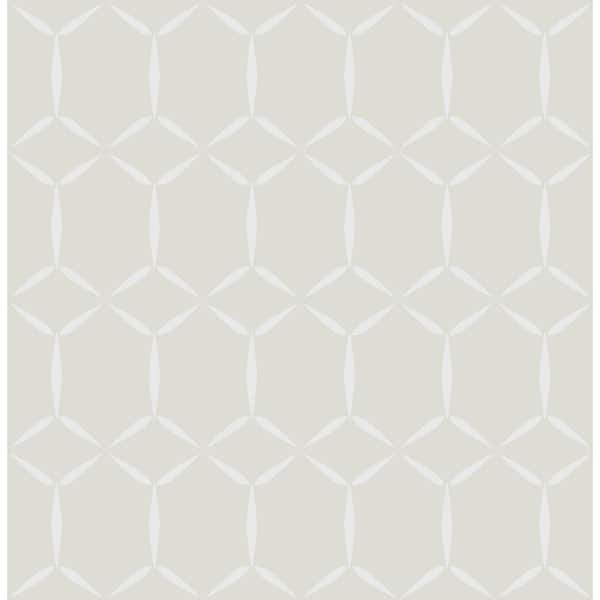 A-Street Prints Fusion Neutral Geometric Neutral Wallpaper Sample