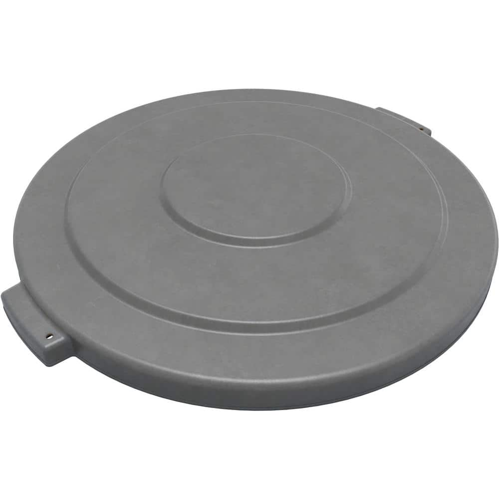 Carlisle 20 Gal Gray Round Trash Can Lid For Bronco Trash Cans   Trash Can Lids 84102123 64 1000 