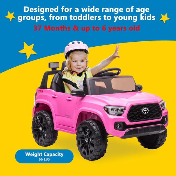 Garvee Officially Licensed Toyota Tacoma 12V Kids Ride on Car - Main Image