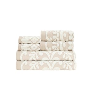 Emma Ivory Linen 6pc Towel Set