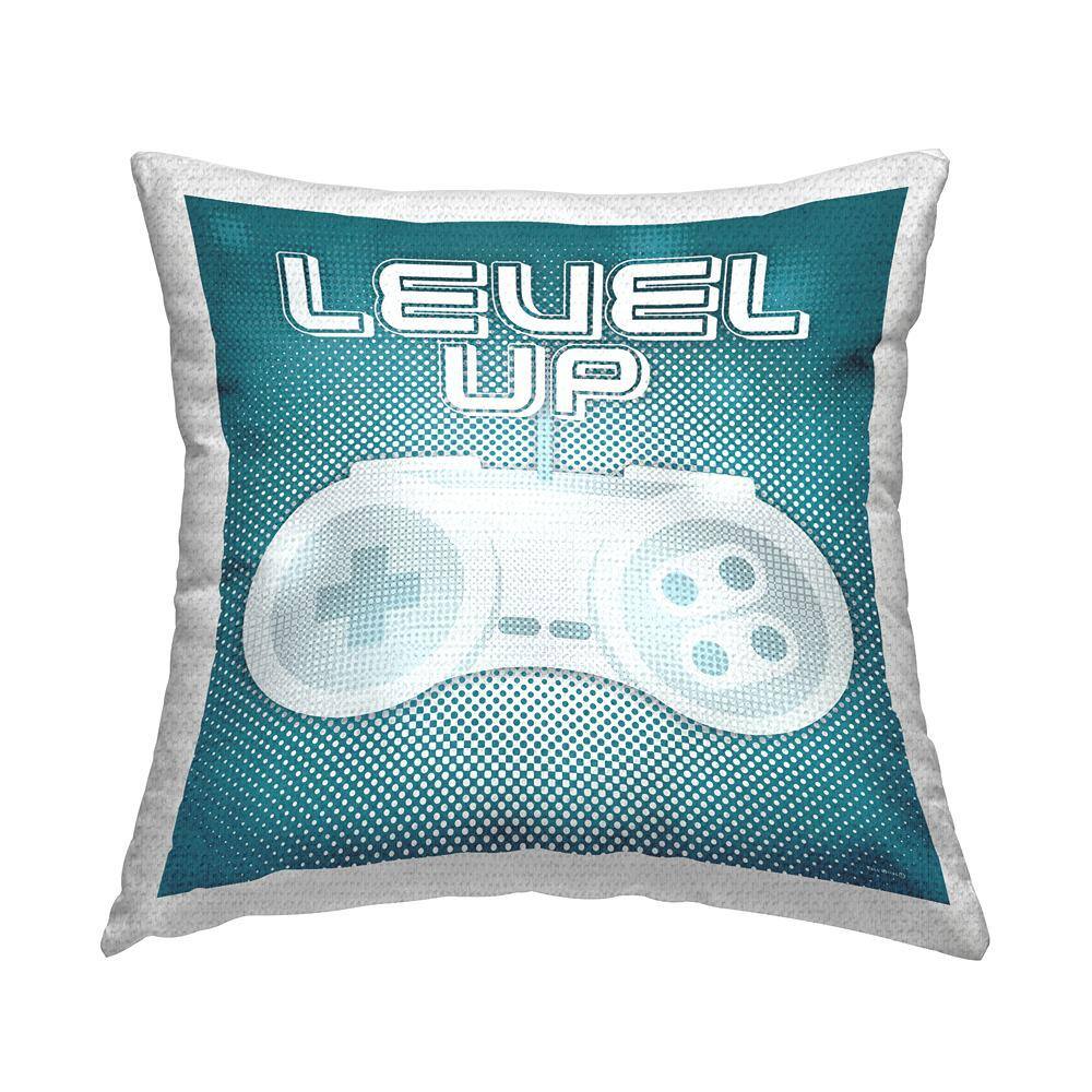 Level Up Game Controller Blue Square Outdoor Throw Pillow price history on PriceWatchPro