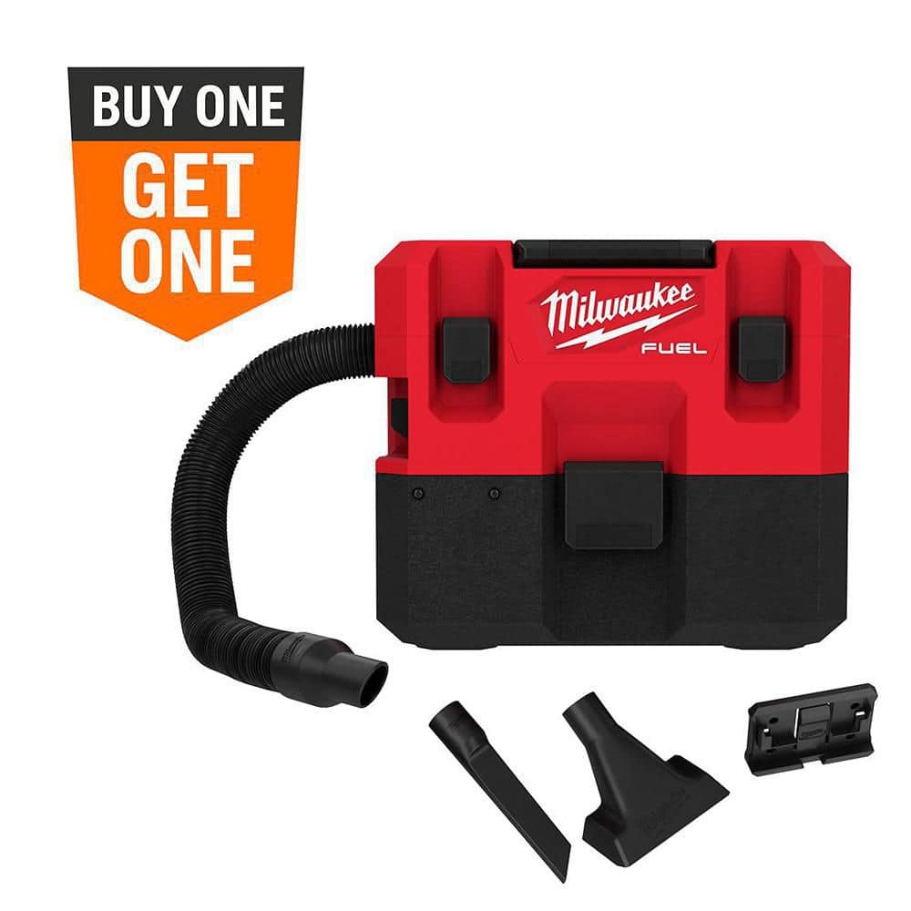 Milwaukee M12 FUEL 12-Volt Lithium-Ion Cordless 1.6 Gal. Wet/Dry Vacuum (Vacuum-Only) 0960-20