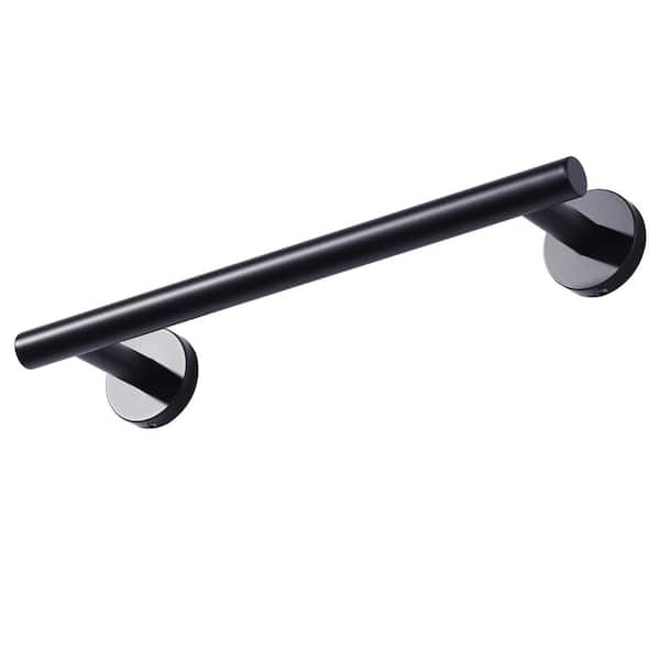 AVITAS 12 in. Wall Mounted Towel Bar Hardware Accessory in Matte Black