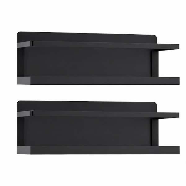 Magnetic Spice Rack for Refrigerator Fridge Shelf Spice Organizer Wall Mount Metal 11.8 x 2.36 x 2.36
