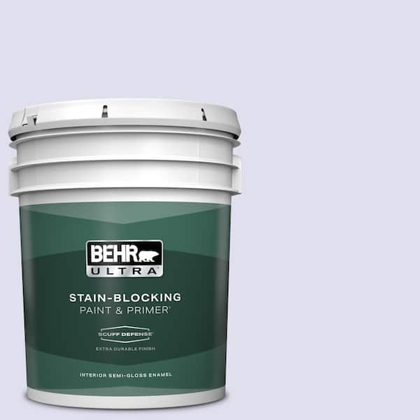 BEHR ULTRA 5 gal. #P550-1 Imagination Extra Durable Semi-Gloss Enamel Interior Paint & Primer