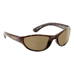 Key Largo Polarized Sunglasses Tortoise Frame with Amber Lens
