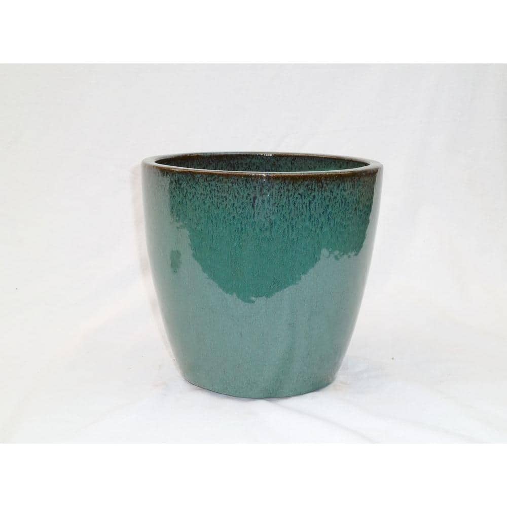 Olinda Bonsai Da Kin 15 in. Glazed Ceramic Planter Pot FR36-15 DMG