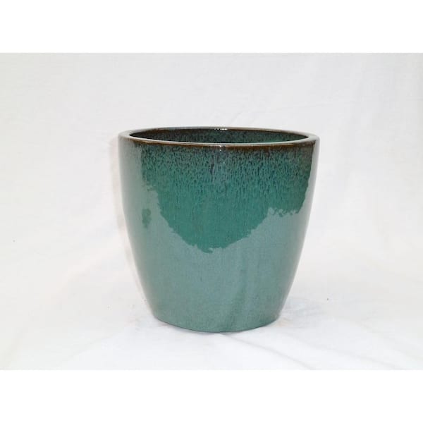 Olinda Bonsai Da Kin 15 in. Glazed Ceramic Planter Pot