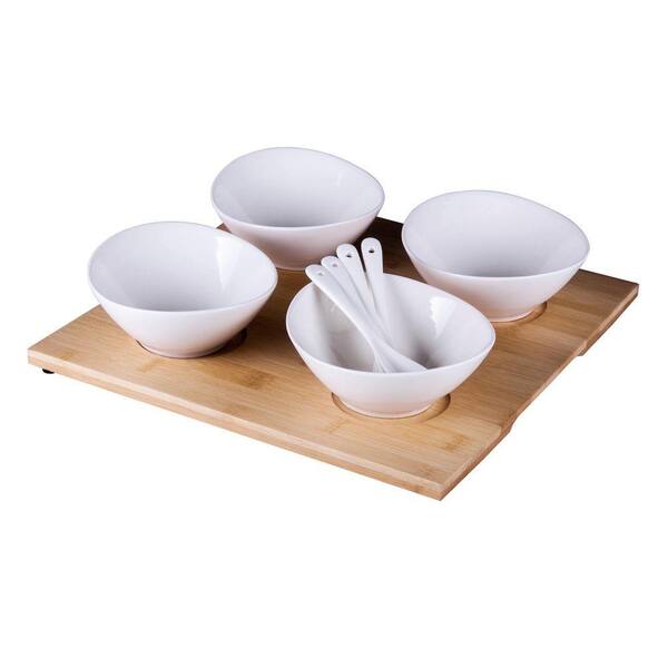 Legacy Quad Condiment Serving Tray Set