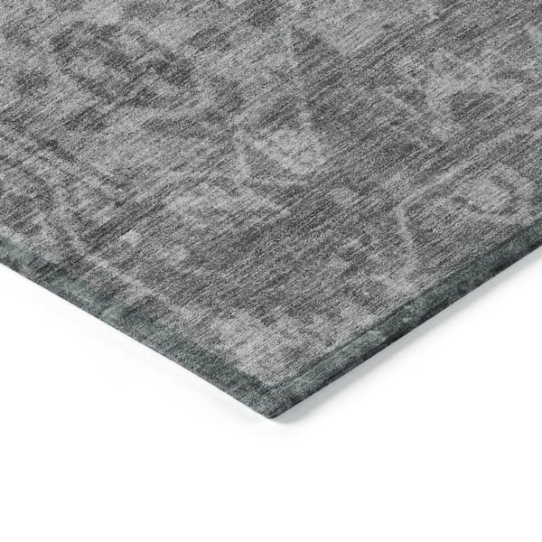 Chantille Machine Washable Indoor/Outdoor Abstract ACN1228 Gray 1 ft. 8 in. x 2 ft. 6 in. Area Rug