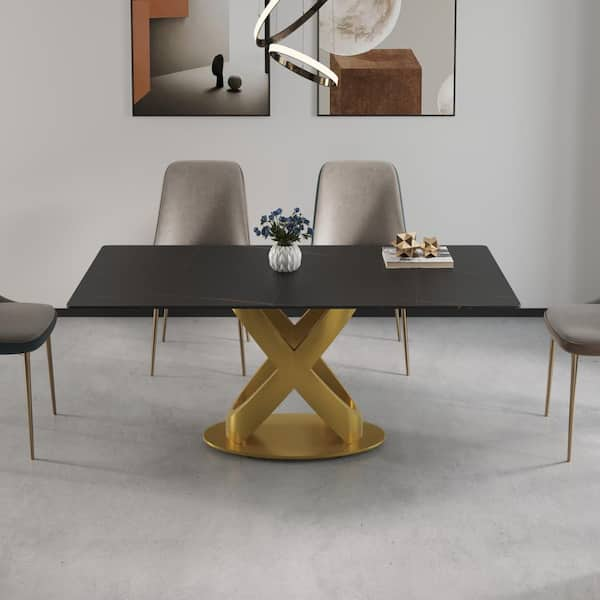 gold dining table 8 seater