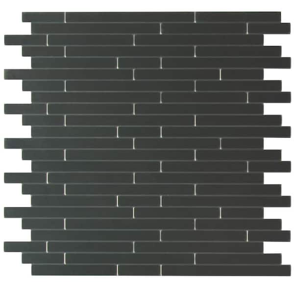 MSI Silverina Interlocking 12 in. x 12 in. x 0.20 in. Metal Peel and Stick Mosaic Wall Tile (1 sq. ft./Each)