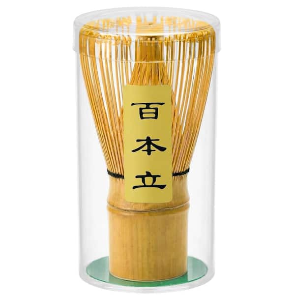 Handcrafted Natural Bamboo Matcha Whisk with 150 Tines for Authentic Japanese-Style Matcha Ceremony