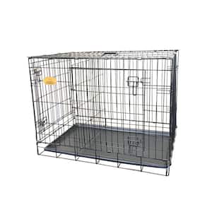 42 in. x 28 in. x 30 in. Large Wire Dog Crate