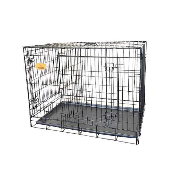 KennelMaster 42 in. x 28 in. x 30 in. Large Wire Dog Crate