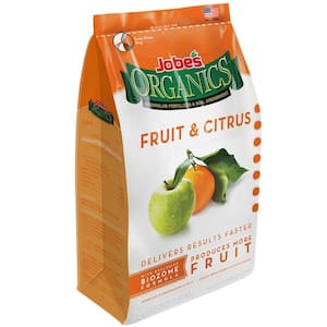 4 lb. Organic Granular Fruit and Citrus Fertilizer with Biozome, OMRI Listed