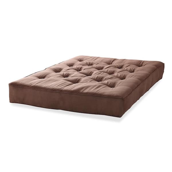 Sofas 2 Go 8 in. Pocketed Coil Innerspring Futon Mattress, Full-Size, Chocolate