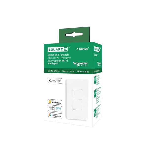 3 Way Light Switch Modern Square D 3-Way Rocker Light Switch - Modern ...