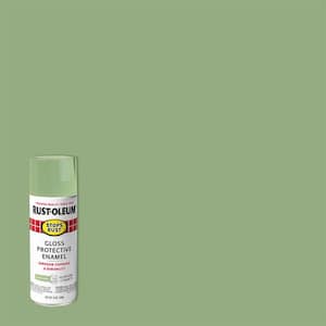 12 oz. Protective Enamel Gloss Laurel Green Spray Paint (Case of 6)