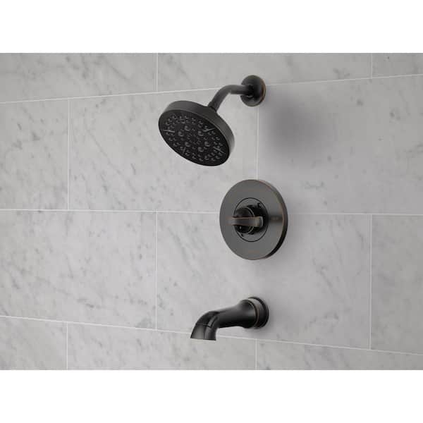 Faryn Single-Handle 5-Spray Tub and Shower Faucet in Oil Rubbed Bronze (Valve Included)