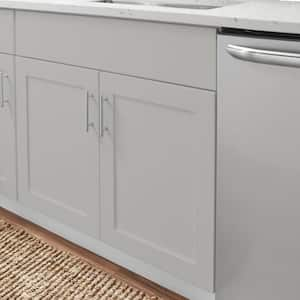 Avondale 24 in. W x 21 in. D x 34.5 in. H Ready to Assemble Plywood Shaker Sink Base Bath Cabinet in Dove Gray