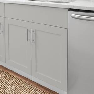 Avondale 36 in. W x 21 in. D x 34.5 in. H Ready to Assemble Plywood Shaker Sink Base Bath Cabinet in Dove Gray