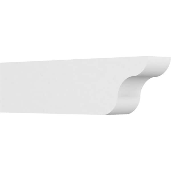 Ekena Millwork 5 in. x 8 in. x 30 in. Standard Carmel Architectural Grade PVC Rafter Tail Brace