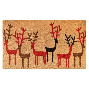 Matterly®️Holiday Snowflake Low Profile Doormat