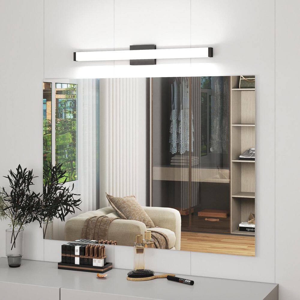 33 in. Modern 1 Light Black Vanity Light with Metal price history on PriceWatchPro
