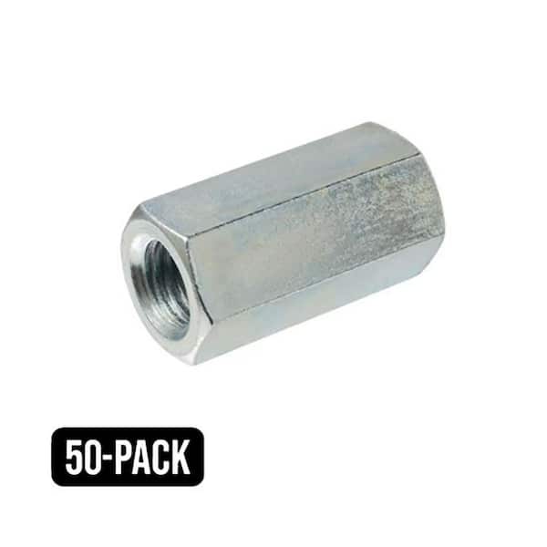 7/16 in.-14 tpi Zinc Rod Coupling Nuts (50-pack)