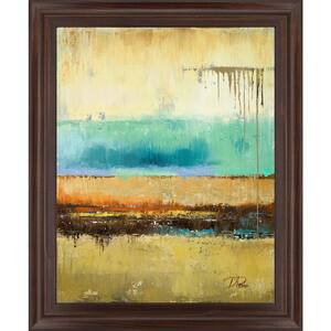 "Rain I" By Patrica Pinto Framed Graphic Print Abstract Wall Art 28 in. x 34 in.