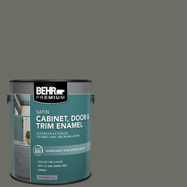 1 gal. #N380-6 Bonsai Trunk Satin Enamel Interior/Exterior Cabinet, Door & Trim Paint