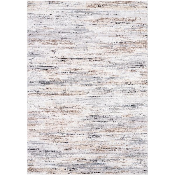 Andorra Plus Beige/Grey 2 ft. x 3 ft. Modern Indoor Area Rug