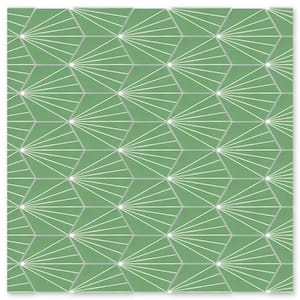 Spark C Monte Verde 8 in. x 9 in. Cement Handmade Tile Sample