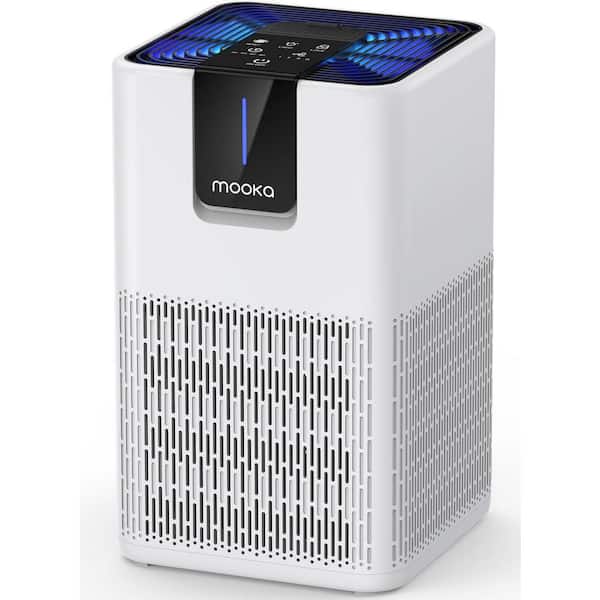 Tower Air Purifier for Home Large Room 1250 sq. ft. with H13 HEPA Filter, White