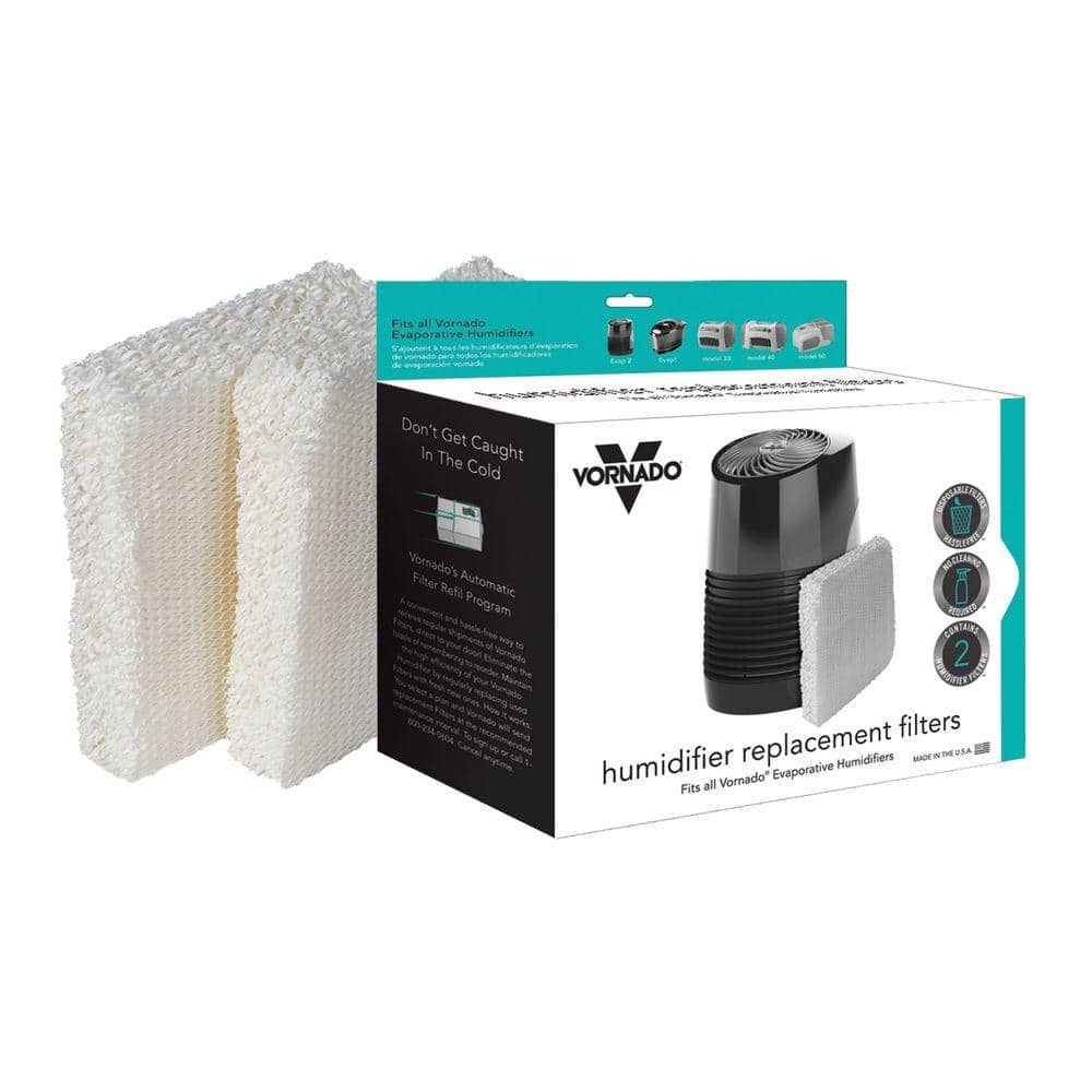 Vornado 2-Pack White Humidifier Replacement Filters