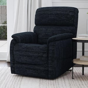 Orville Blue Power Lift Recliner Chair with Remote and Side Storage Pocket