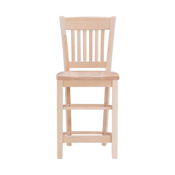 unfinished wood high chair