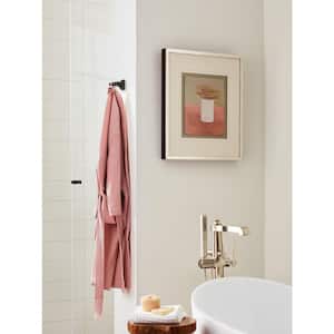 TEGUEPS Double Towel Hooks for Bathroom, 2 Pack Farmhouse Coat